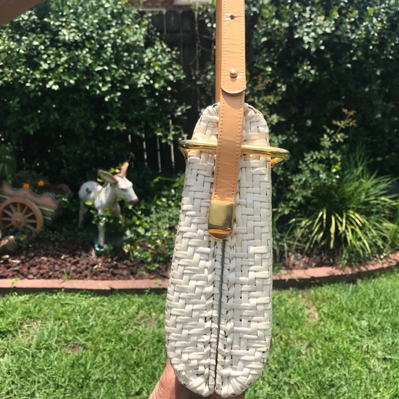Ivory Wicker Rodo Bag - Picture 4 of 8